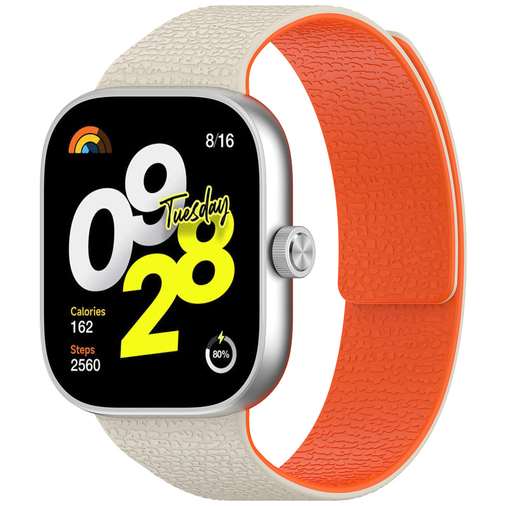 Kaiš Techsuit W016 za Xiaomi Smart Band / Watch Series, Bež Narandžasta