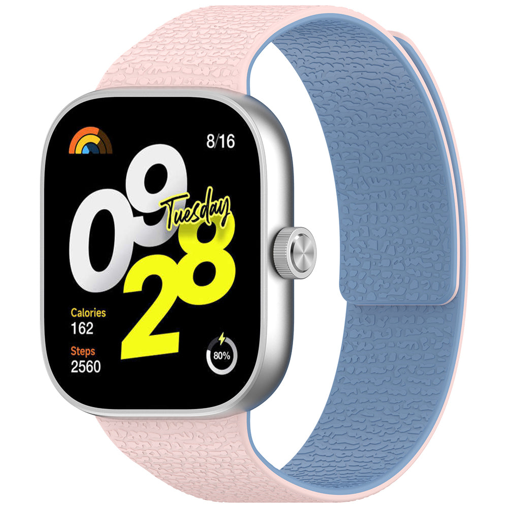 Curea Techsuit W016 za Xiaomi Smart Band / Watch Series, Roze Plava