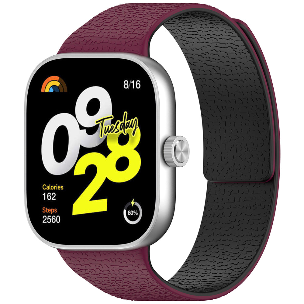 Kaiš Techsuit W016 za Xiaomi Smart Band / Watch Series, Crna Višnja