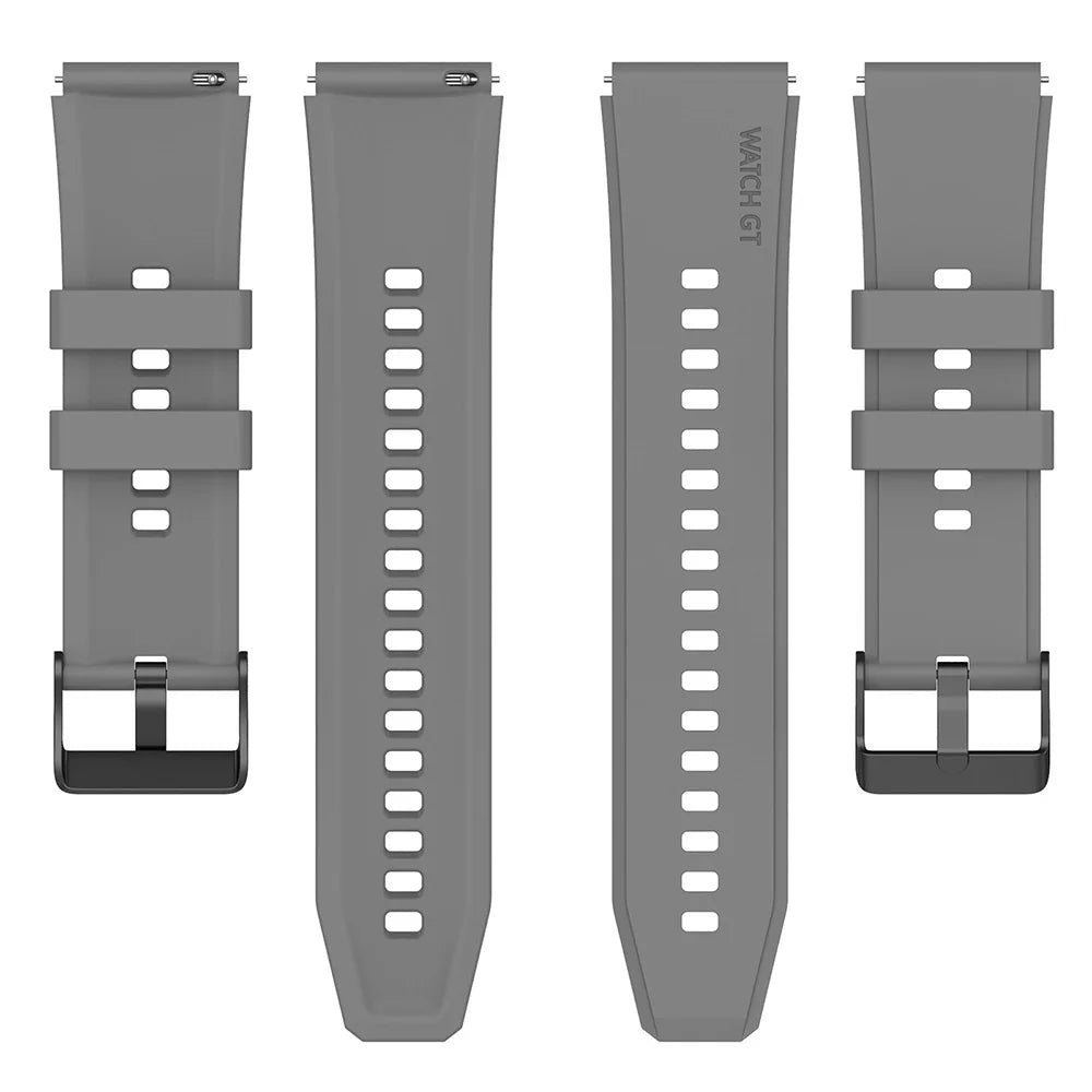 Kaiš Techsuit W026 za Huawei Watch / Xiaomi Watch Series, 22mm, Sivi