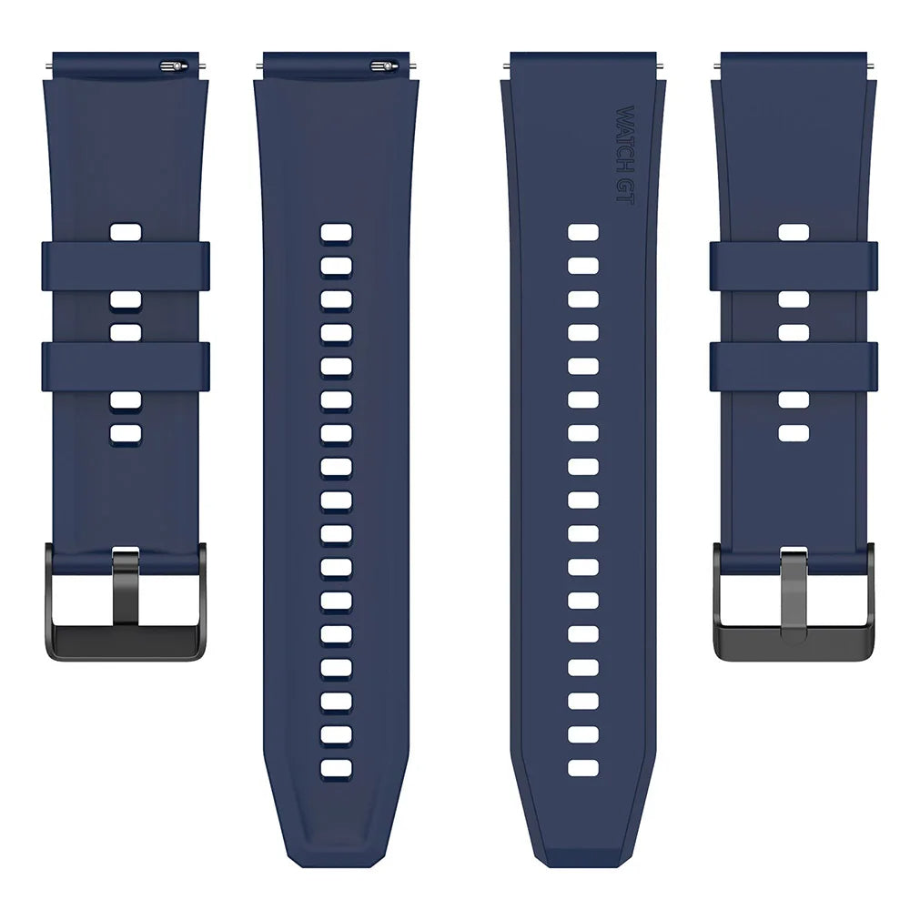 Kaiš Techsuit W026 za Samsung Galaxy Watch / Huawei Watch Series, 20mm, Tamnoplava