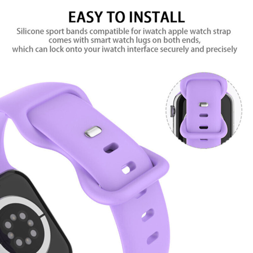 Kaiš Techsuit W031 za Apple Watch 42mm / 41mm / 40mm / 38mm serije, Tamno Ljubičasta