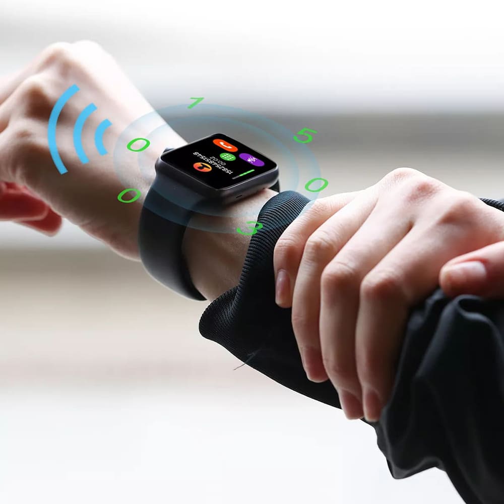 Kaiš Techsuit W031 za Apple Watch 42mm / 41mm / 40mm / 38mm seriju, Crni