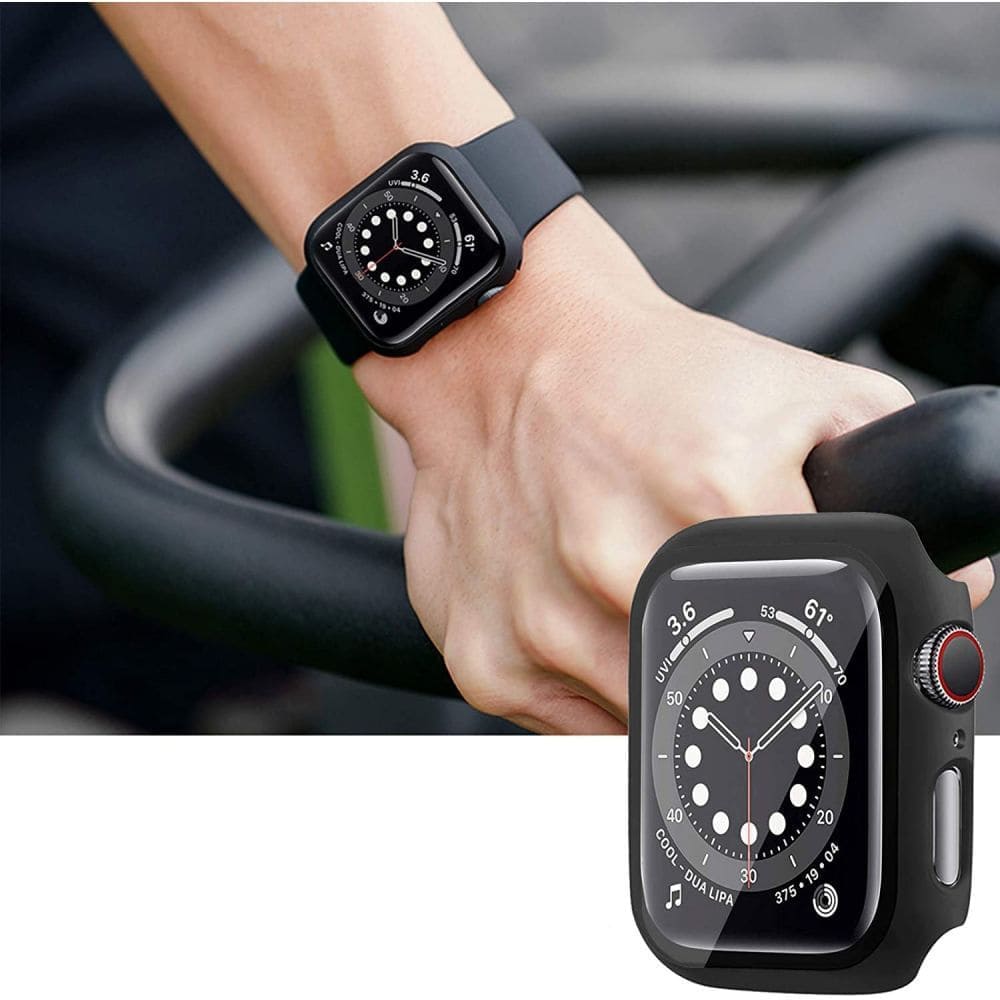 Kaiš Techsuit W031 za Apple Watch 42mm / 41mm / 40mm / 38mm seriju, Crni