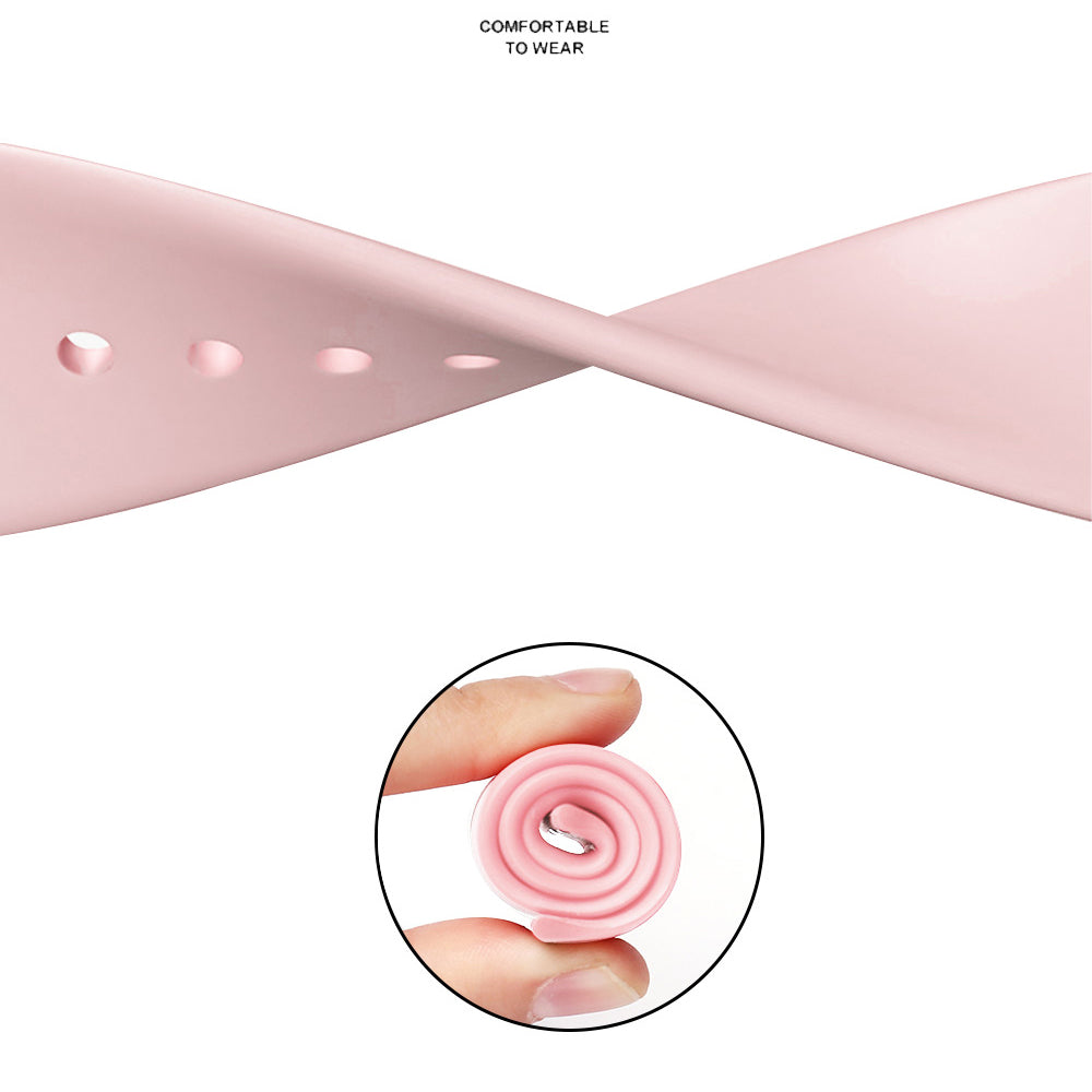 Kaiš Techsuit W031 za Apple Watch 42mm / 41mm / 40mm / 38mm serije, svetlo roze
