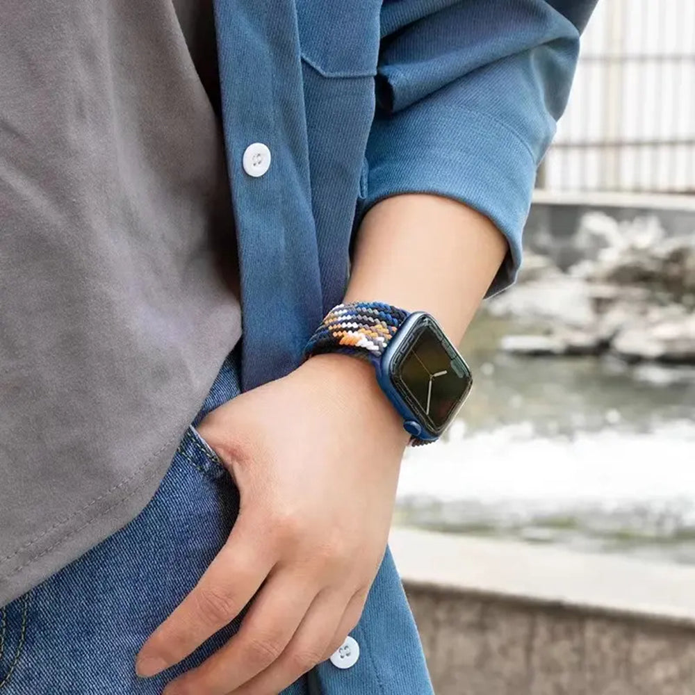 Kaiš Techsuit W032 za Apple Watch 49mm / 46mm / 45mm / 44mm / 42mm serije, Roze Multikolor