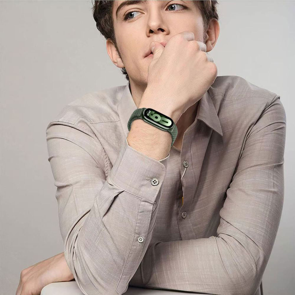 Curea Techsuit W032 za Xiaomi Smart Band 9 / 8, Roze