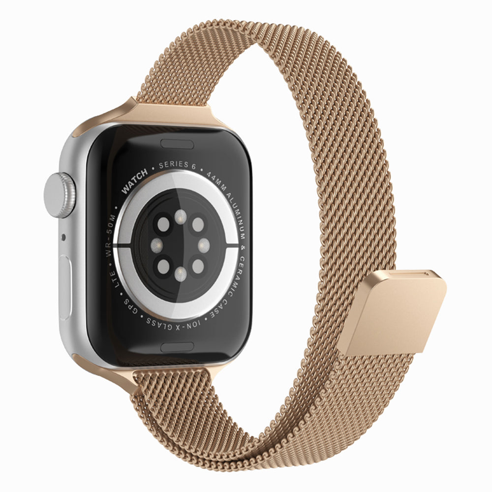 Kaiš Techsuit W034 za Apple Watch 49mm / 46mm / 45mm / 44mm / 42mm serije, Zlatni