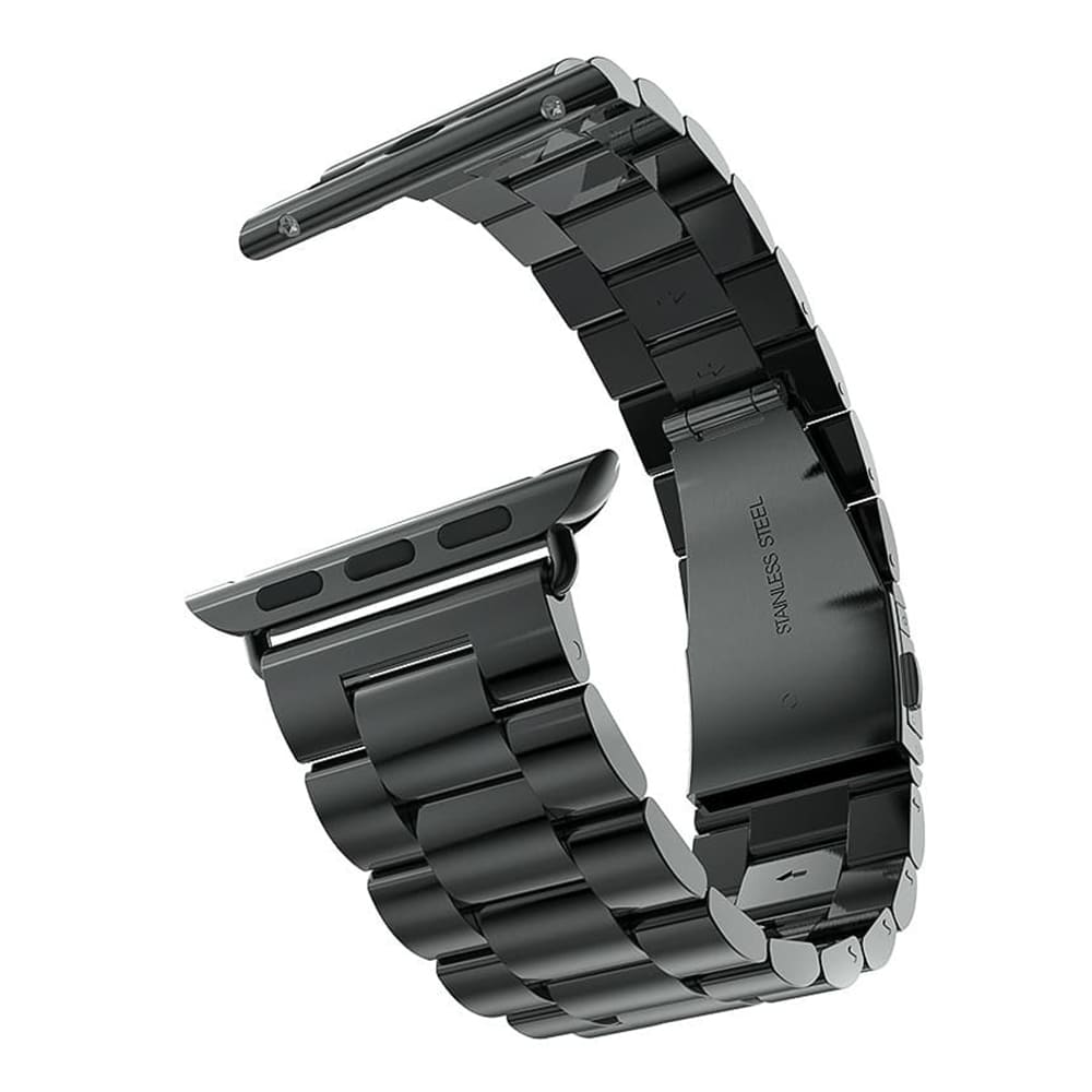 Kaiš Techsuit W036 za Apple Watch 49mm / 46mm / 45mm / 44mm / 42mm serije, Crni