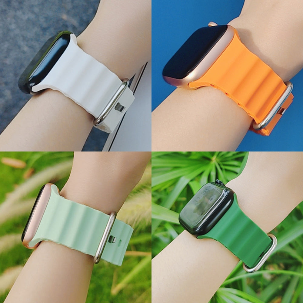 Curea Techsuit W038 za Apple Watch 42mm / 41mm / 40mm / 38mm seriju, Tamnoplava