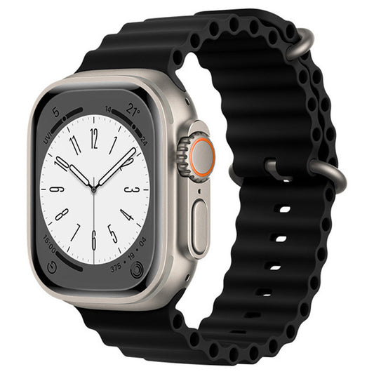 Kaiš Techsuit W038 za Apple Watch 42mm / 41mm / 40mm / 38mm seriju, Crna