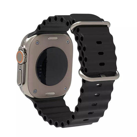 Kaiš Techsuit W038 za Apple Watch 49mm / 46mm / 45mm / 44mm / 42mm serije, Crni