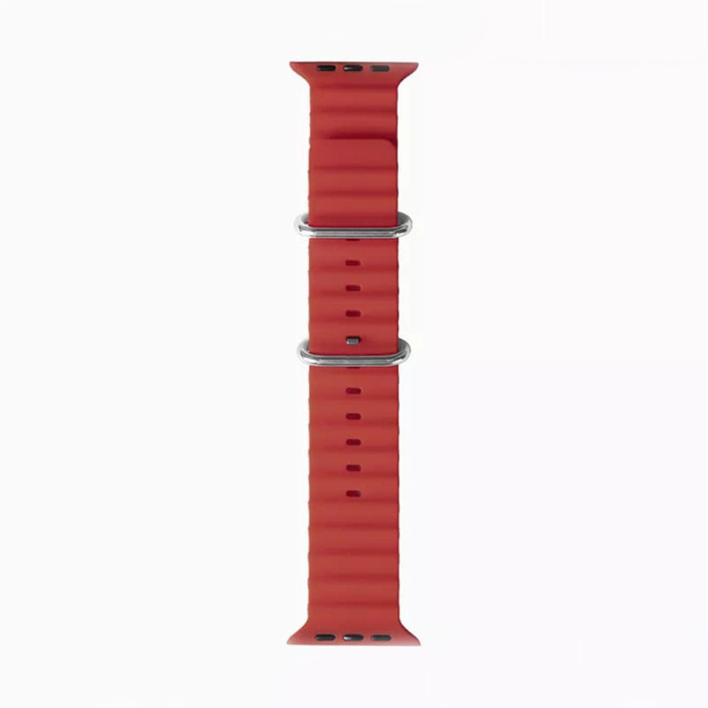 Kaiš Techsuit W038 za Apple Watch 49mm / 46mm / 45mm / 44mm / 42mm serije, Tamno crvena