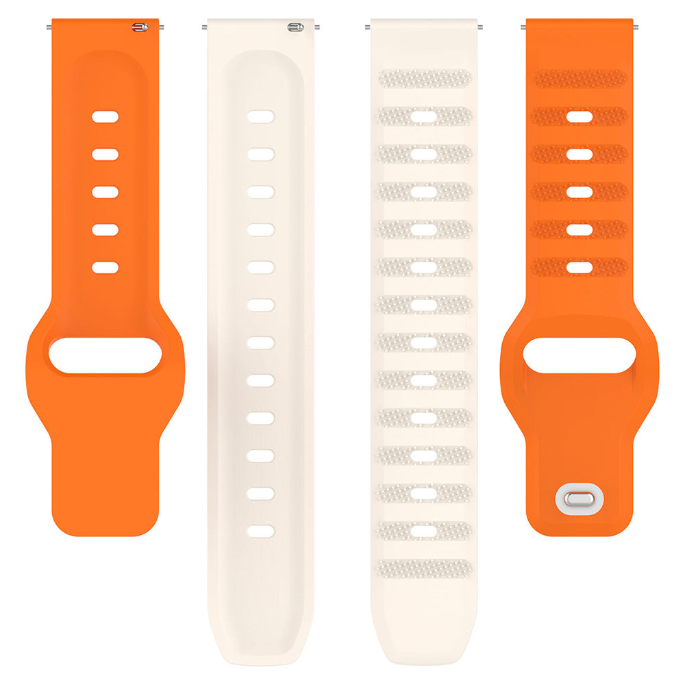 Kaiš Techsuit W050 za Huawei Watch / Xiaomi Watch Series, 22mm, Bež Narandžasta