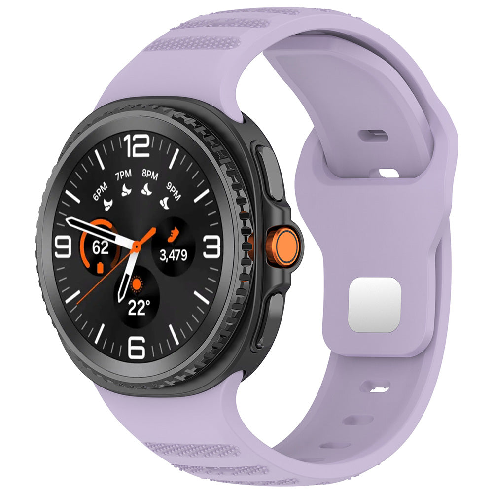 Kaiš Techsuit W050 za Samsung Galaxy Watch 8 Classic / Watch8 44mm / Watch 8 40mm, Ljubičasti