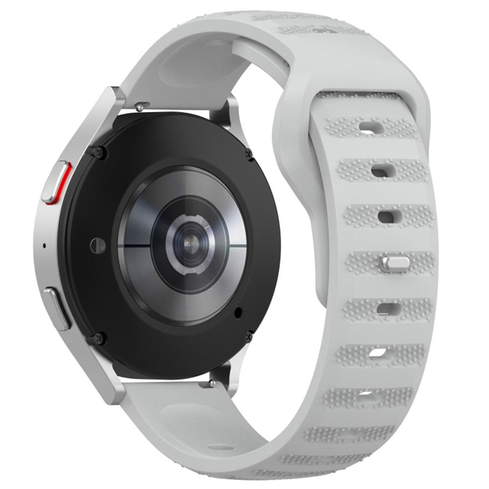 Kaiš Techsuit W050 za Samsung Galaxy Watch / Huawei Watch Series, 20mm, Sivi