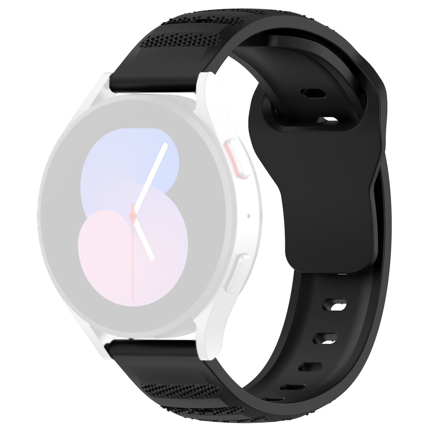 Curea Techsuit W050 za Samsung Galaxy Watch / Huawei Watch Series, 20mm, Crna