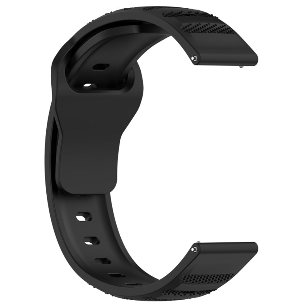Curea Techsuit W050 za Samsung Galaxy Watch / Huawei Watch Series, 20mm, Crna