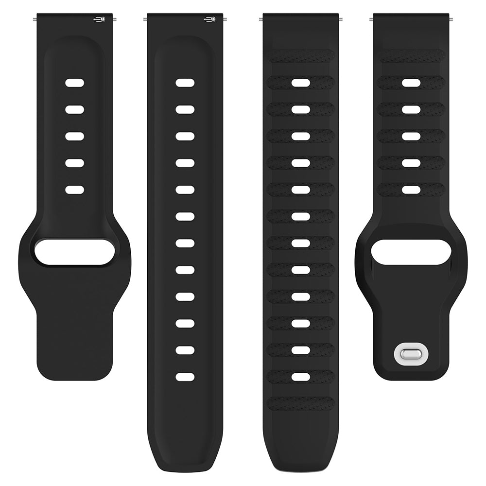 Curea Techsuit W050 za Samsung Galaxy Watch / Huawei Watch Series, 20mm, Crna