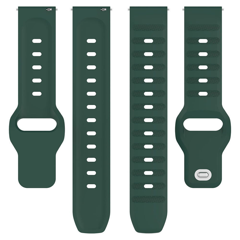 Kaiš Techsuit W050 za Samsung Galaxy Watch / Huawei Watch Series, 20mm, Zelena