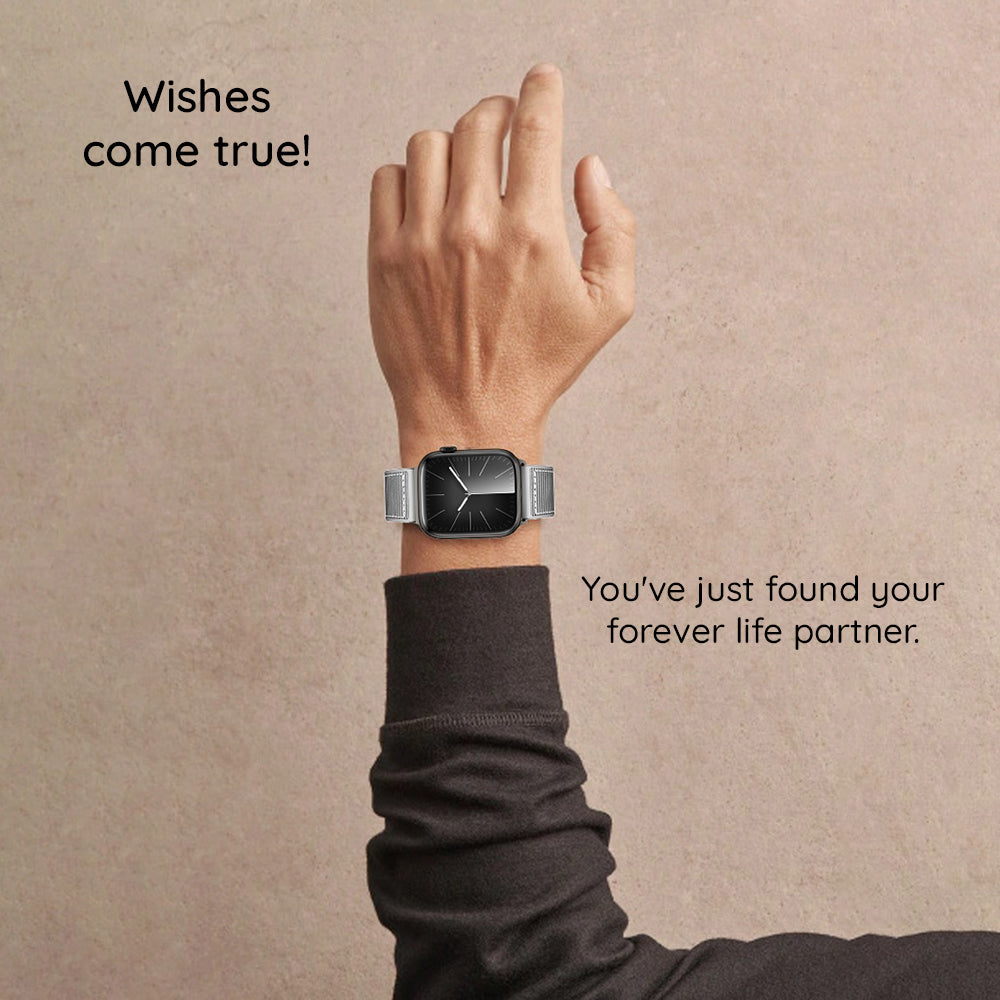 Kaiš Techsuit W051 za Apple Watch 42mm / 41mm / 40mm / 38mm serije, Crni