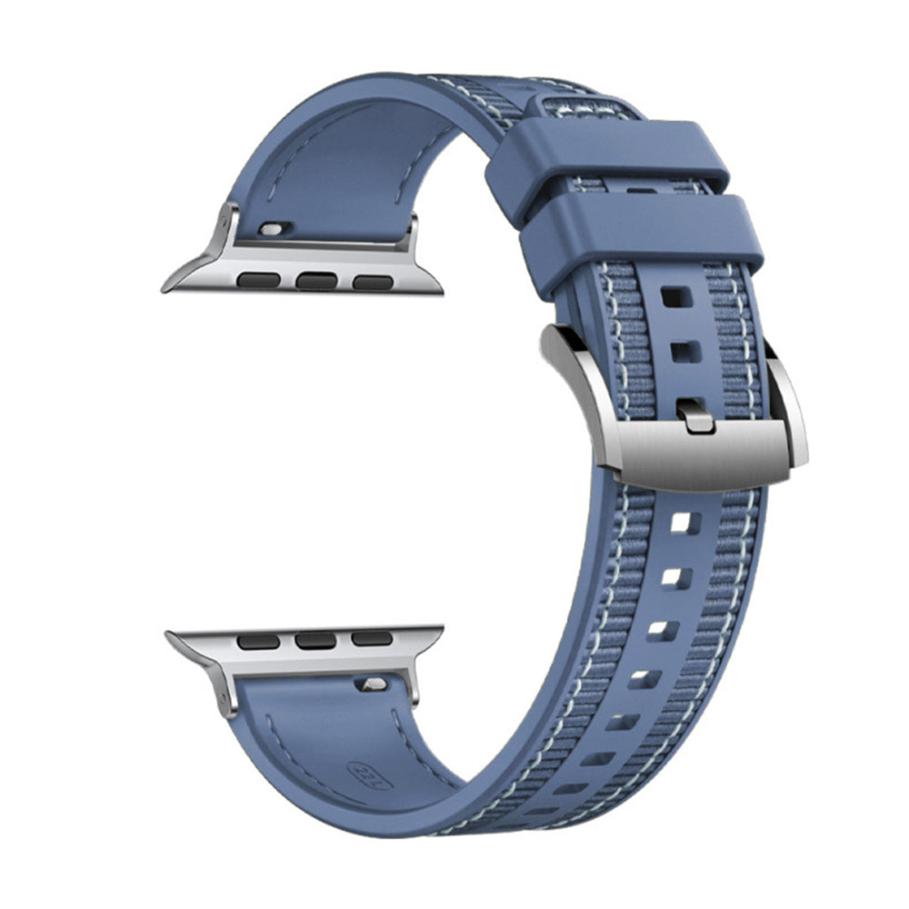 Kaiš Techsuit W051 za Apple Watch 49mm / 46mm / 45mm / 44mm / 42mm serije, Tamnoplava