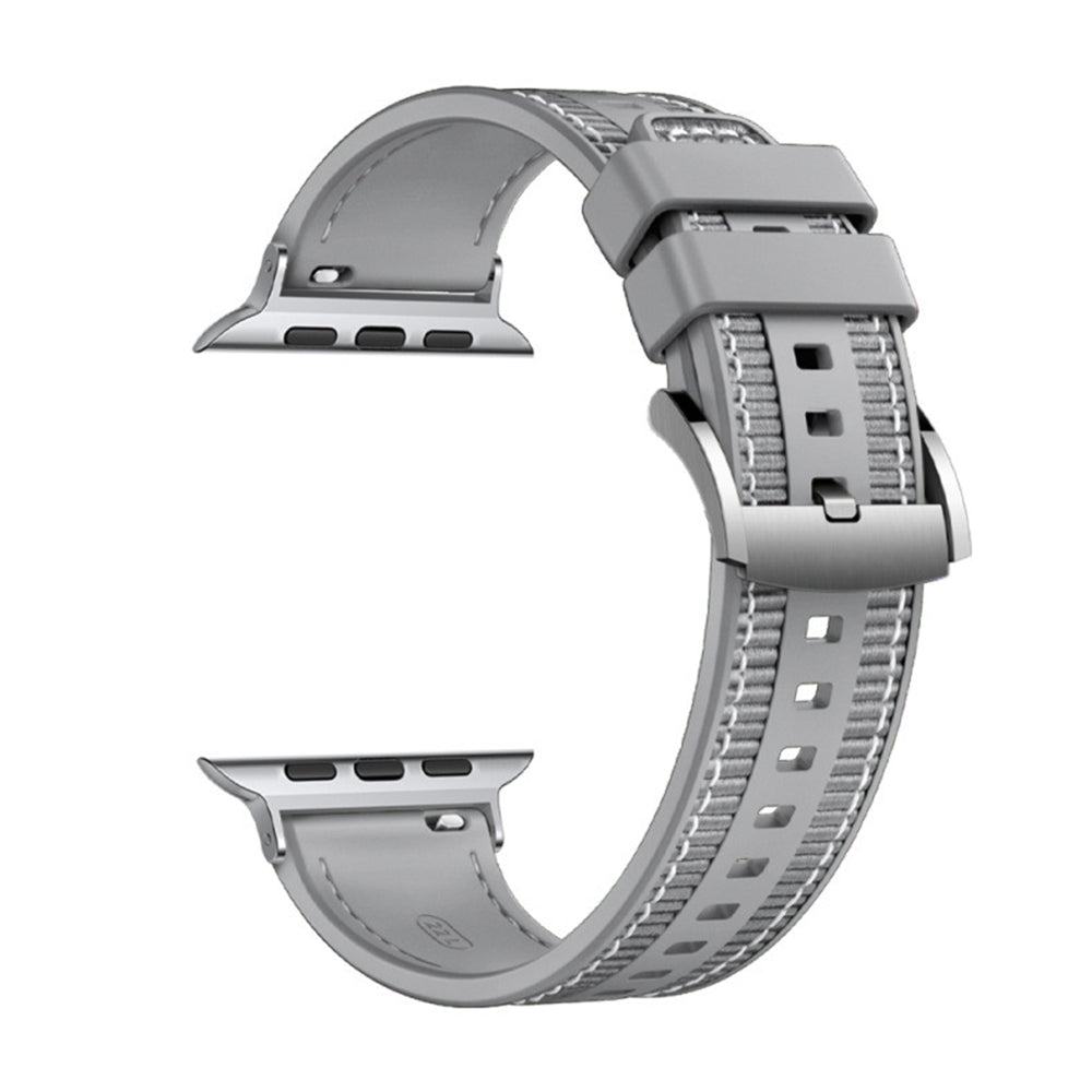 Kaiš Techsuit W051 za Apple Watch 49mm / 46mm / 45mm / 44mm / 42mm serije, Sivi