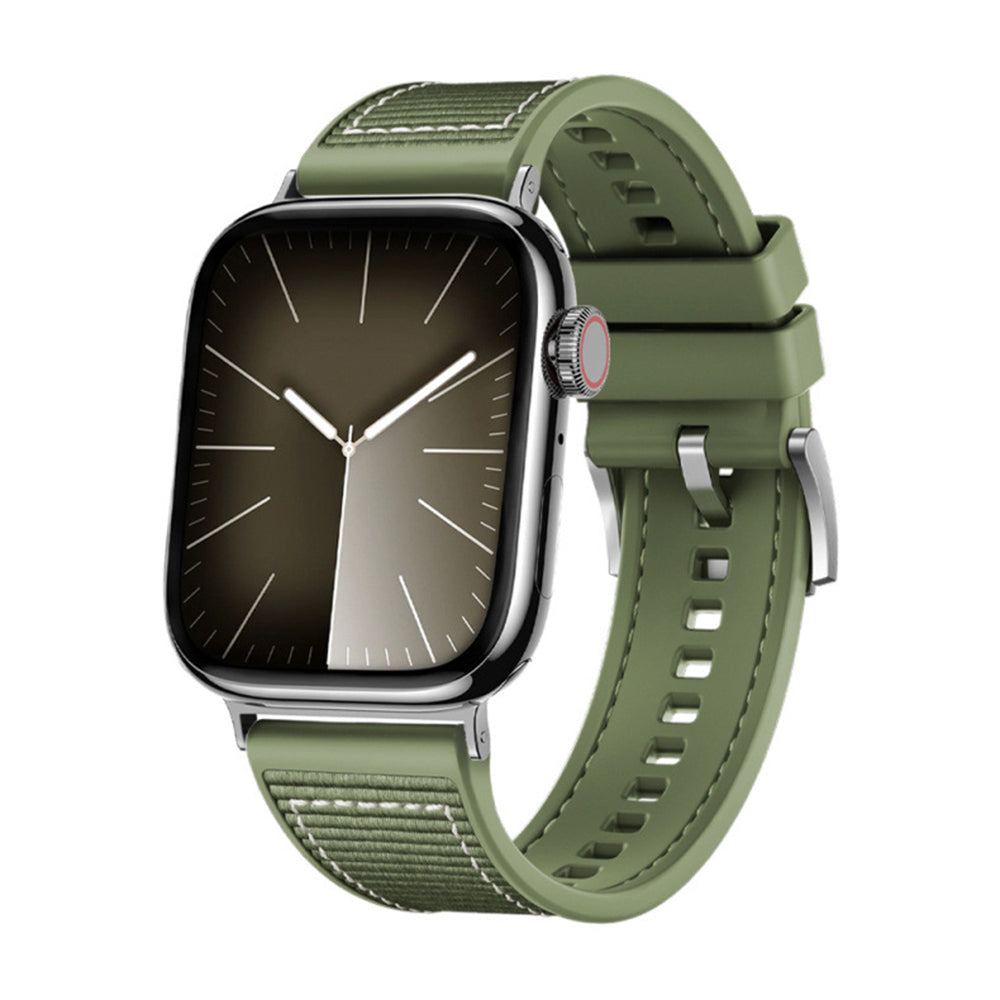 Kaiš Techsuit W051 za Apple Watch 49mm / 46mm / 45mm / 44mm / 42mm serije, Zelena