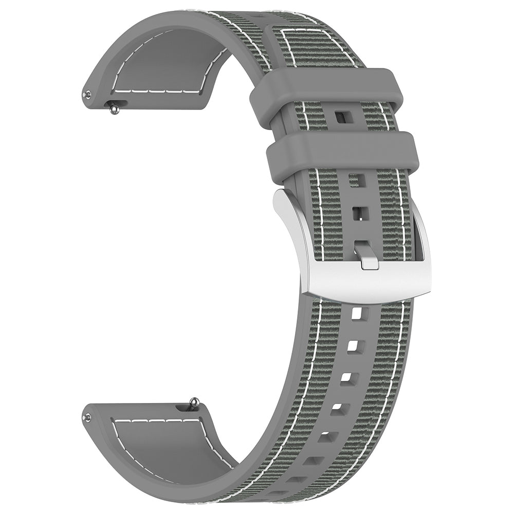 Kaiš Techsuit W051 za Huawei Watch / Xiaomi Watch Series, 22mm, Sivi