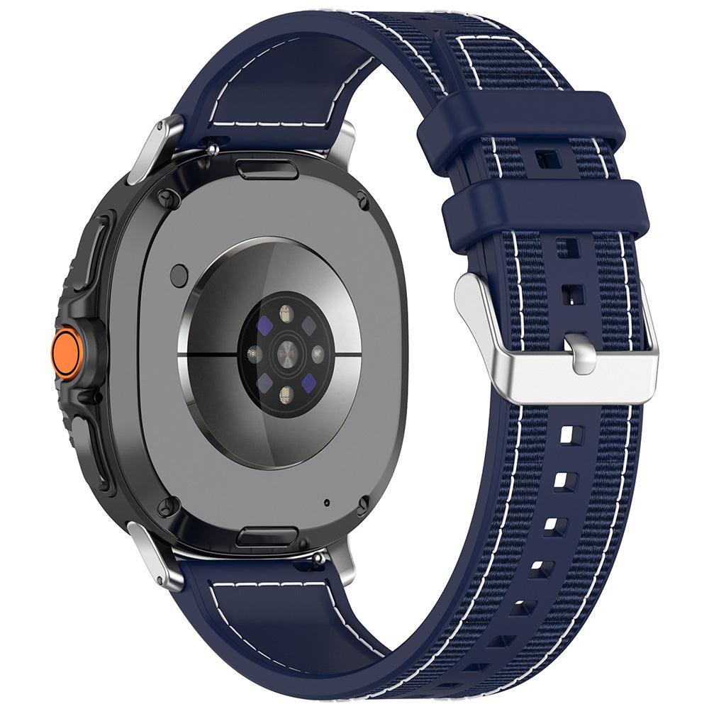 Curea Techsuit W051 za Samsung Galaxy Watch8 / Watch8 Classic Series, Tamnoplava