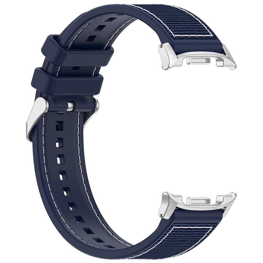 Curea Techsuit W051 za Samsung Galaxy Watch8 / Watch8 Classic Series, Tamnoplava