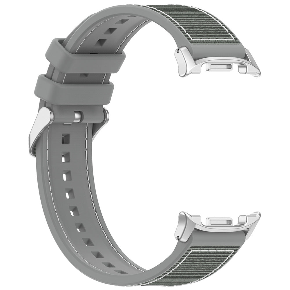 Techsuit kaiš W051 za Samsung Galaxy Watch8 / Watch8 Classic Series, Siva