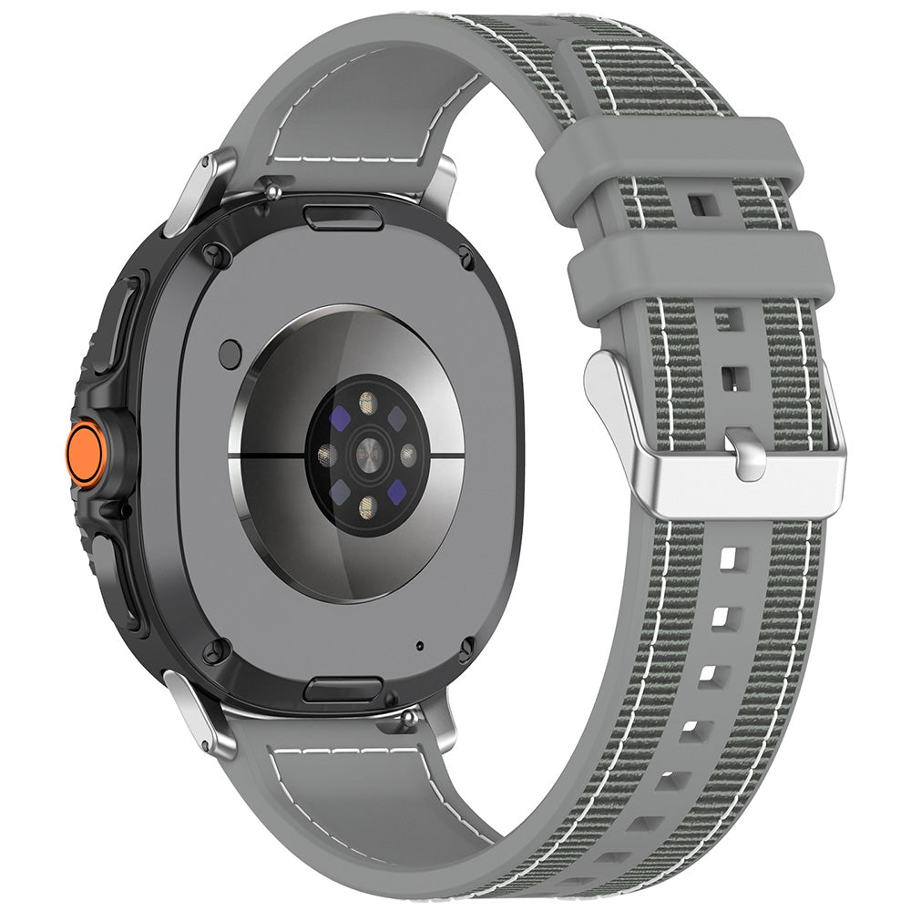 Techsuit kaiš W051 za Samsung Galaxy Watch8 / Watch8 Classic Series, Siva