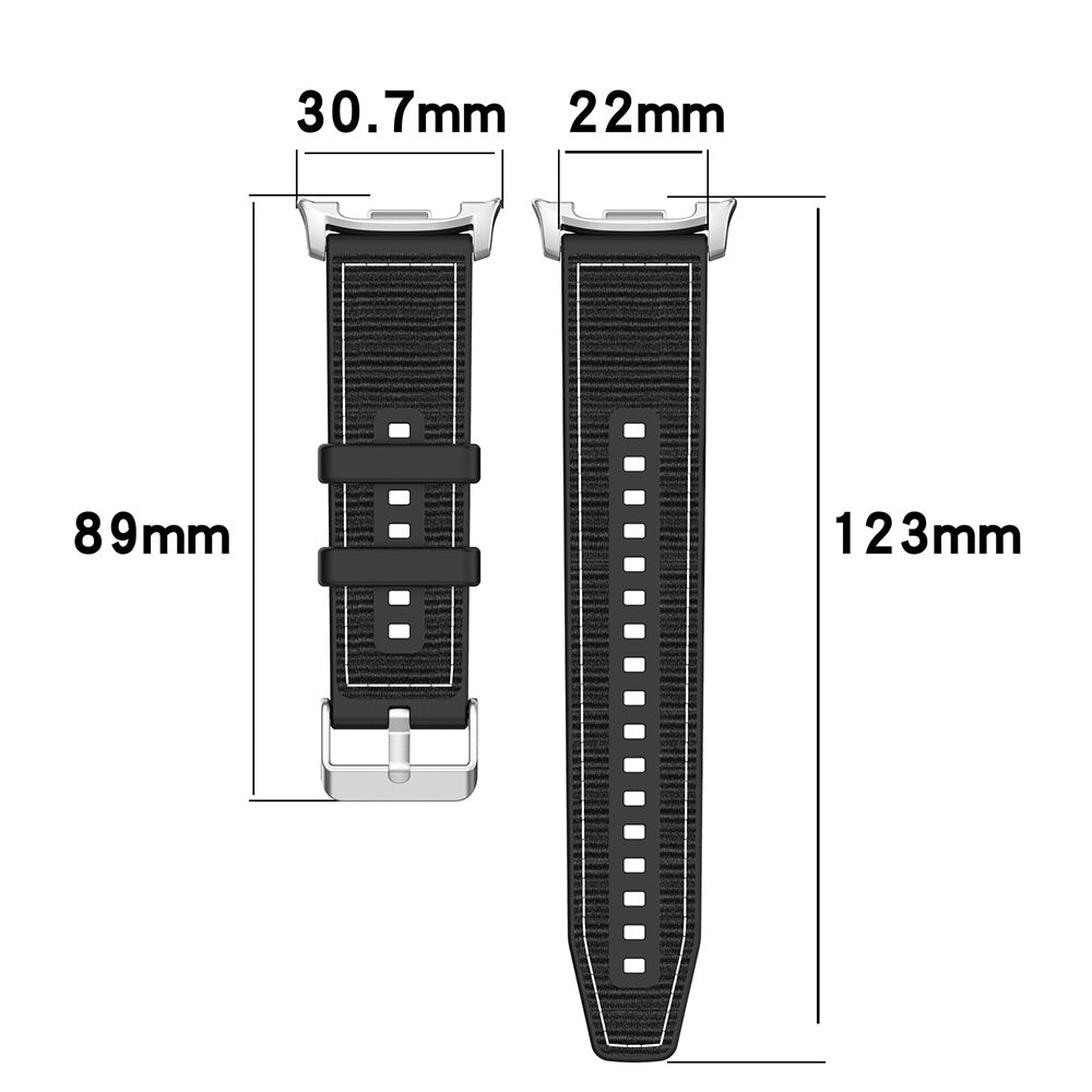 Kaiš Techsuit W051 za Samsung Galaxy Watch8 / Watch8 Classic Series, Crna