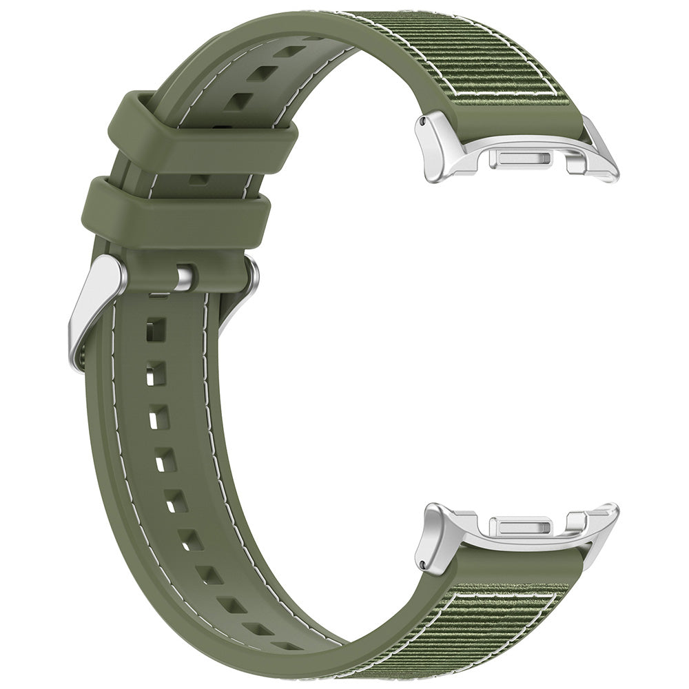 Techsuit kaiš W051 za Samsung Galaxy Watch8 / Watch8 Classic Series, Zelena