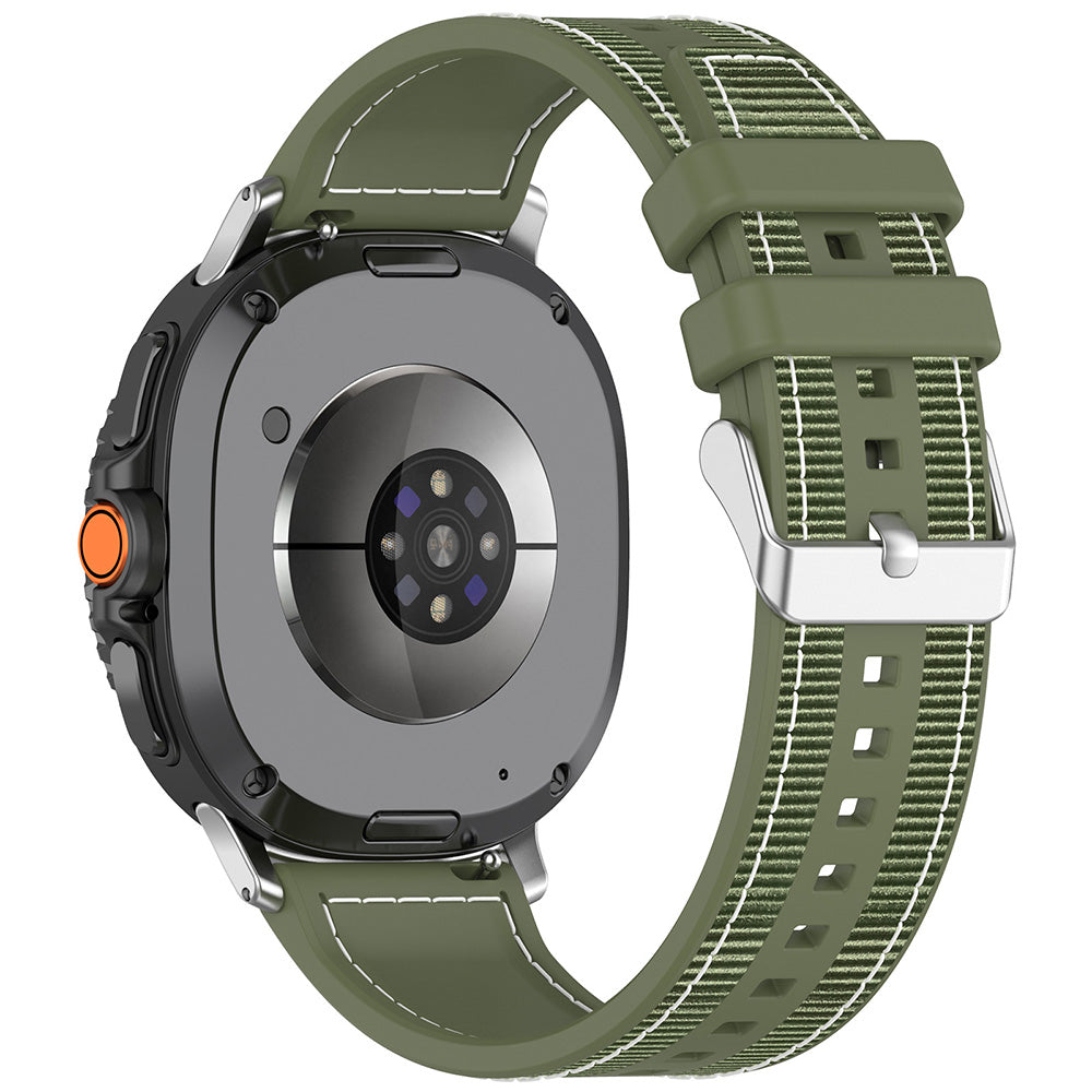 Techsuit kaiš W051 za Samsung Galaxy Watch8 / Watch8 Classic Series, Zelena