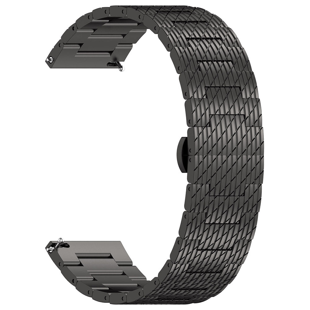 Curea Techsuit W052 za Samsung Galaxy Watch / Huawei Watch Series, 20mm, Crna