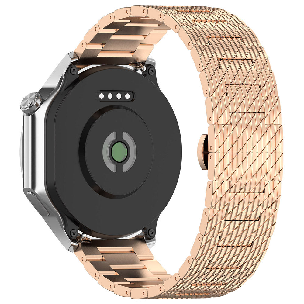 Curea Techsuit W052 za Samsung Galaxy Watch / Huawei Watch Series, 20mm, Roze Zlato