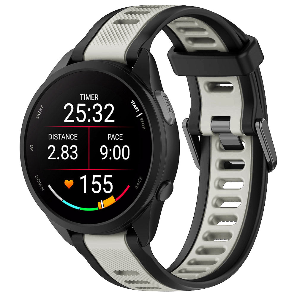 Curea Techsuit W053 za Huawei Watch / Garmin Watch seriju, 18mm, Siva