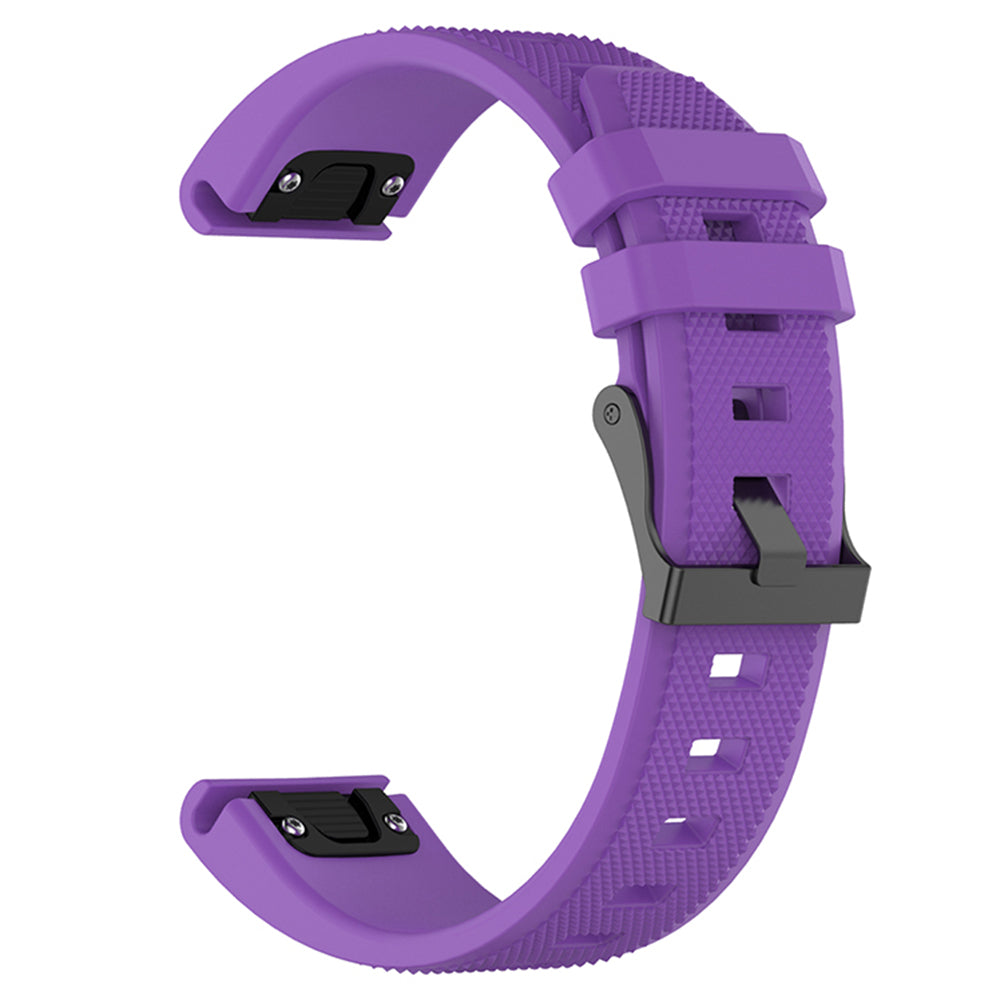 Curea Techsuit W058 za Garmin Instinct / Approach / Fenix Watch Series, 20mm, Ljubičasta