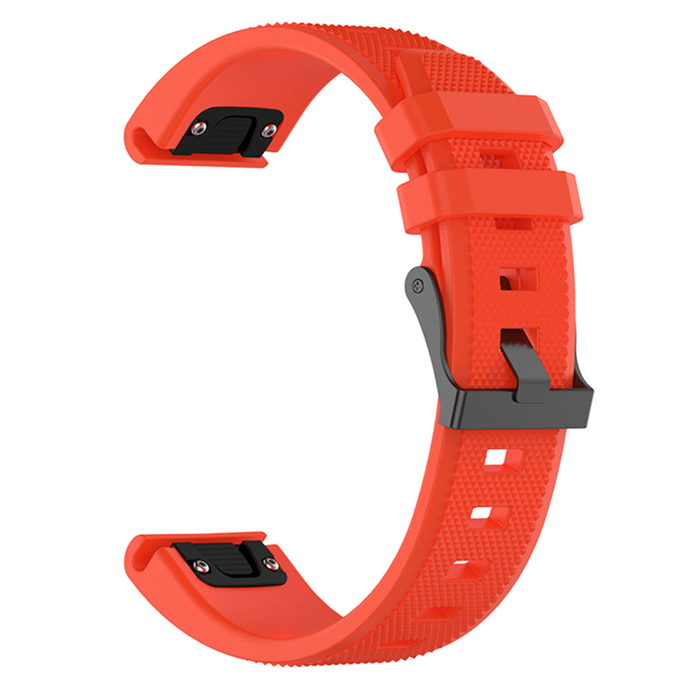 Curea Techsuit W058 za Garmin Watch Fenix / Forerunner Series, 22mm, Narandžasta