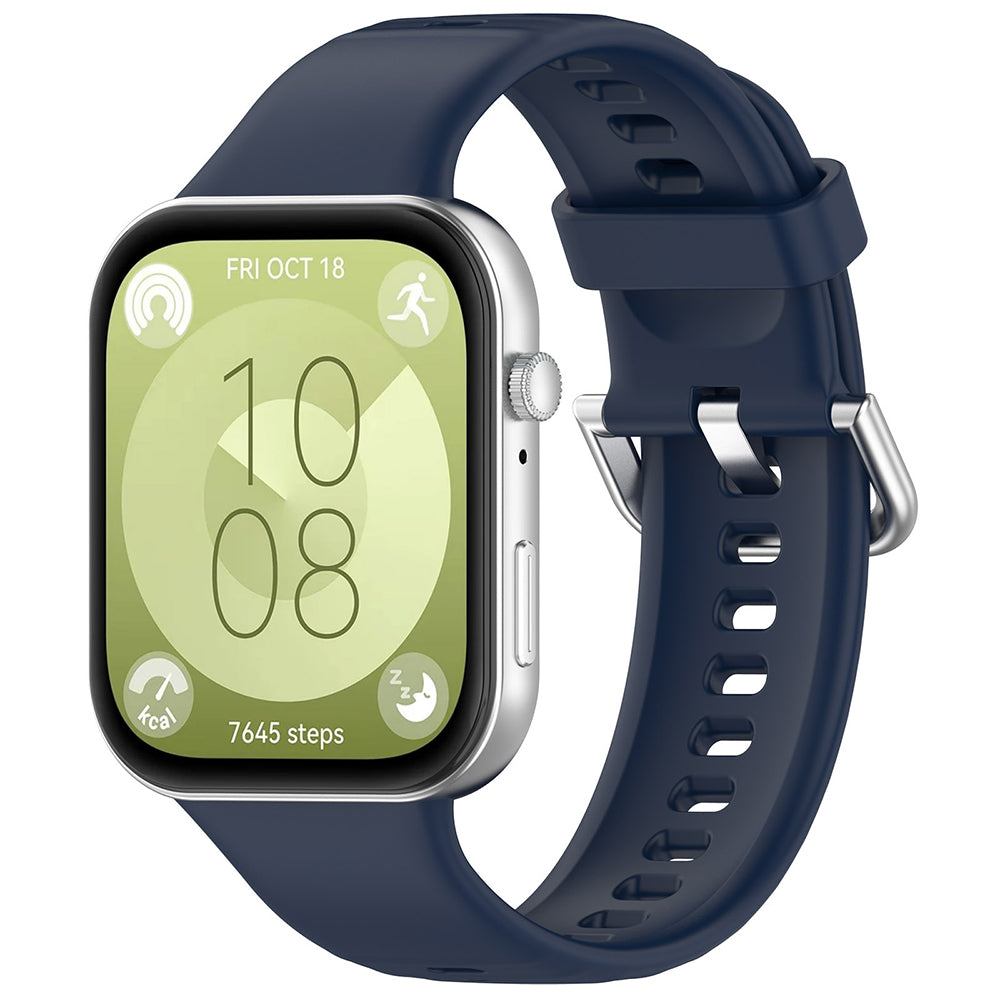 Kaiš Techsuit W061 za Huawei Watch Fit 4 Pro / Fit 4 / Fit 3, Tamnoplavi