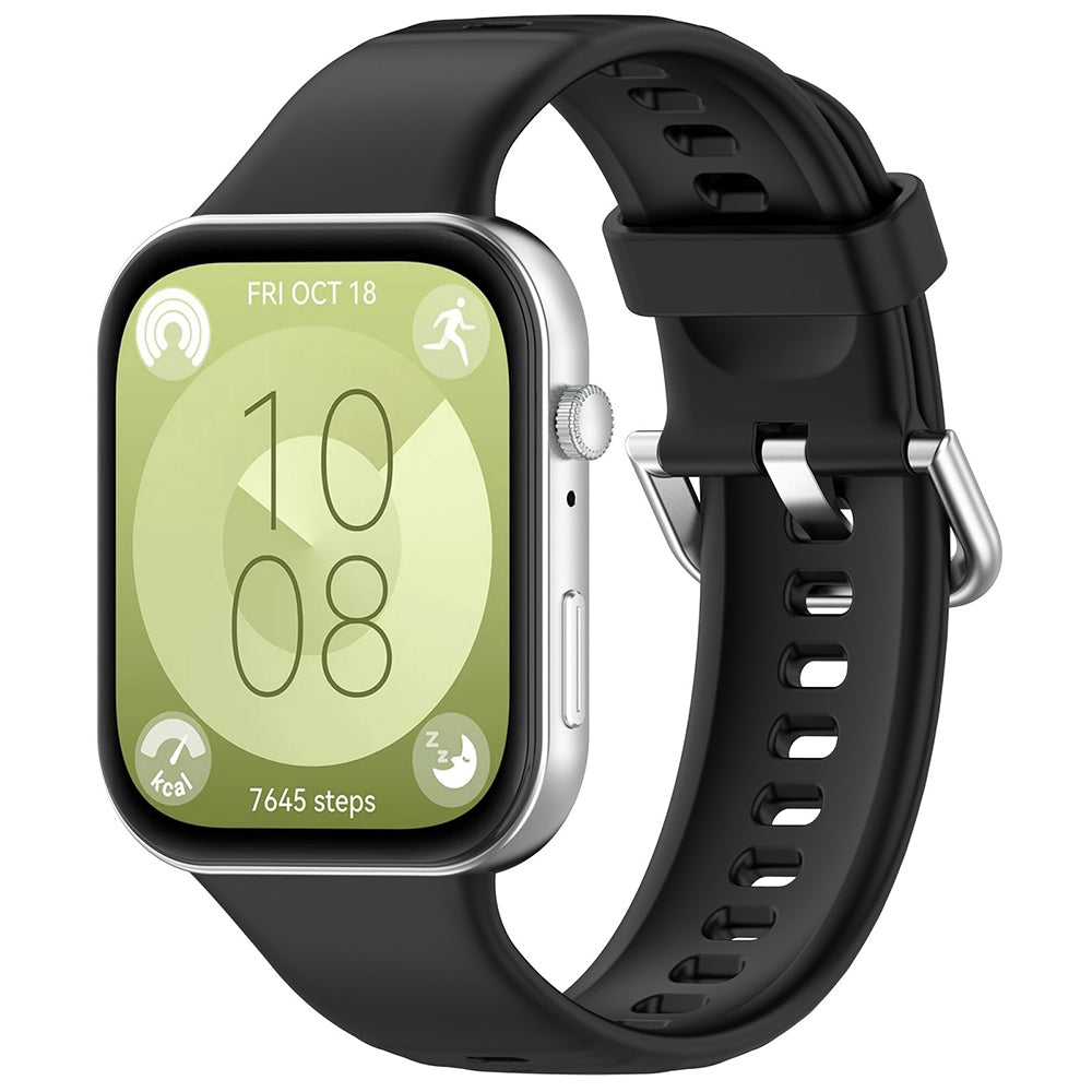 Kaiš Techsuit W061 za Huawei Watch Fit 4 Pro / Fit 4 / Fit 3, Crni