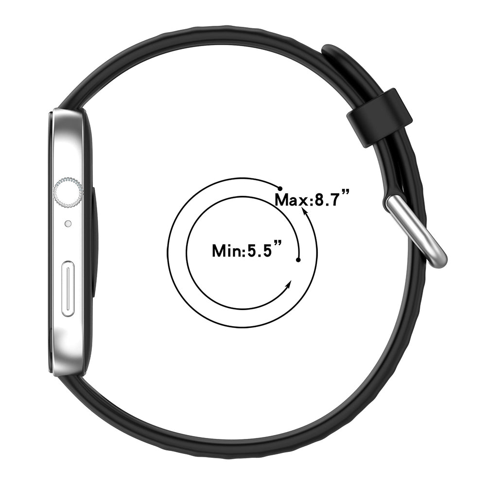Kaiš Techsuit W061 za Huawei Watch Fit 4 Pro / Fit 4 / Fit 3, Crni