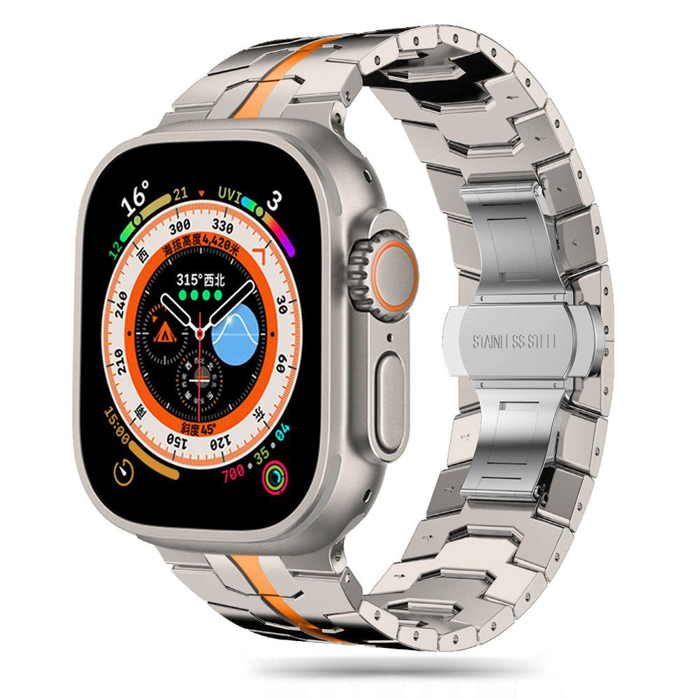 Kaiš Techsuit W063 za Apple Watch 49mm / 46mm / 45mm / 44mm / 42mm serije, Narandžasti