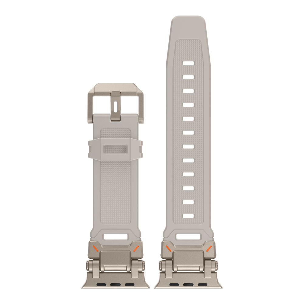 Kaiš Techsuit W064 za Apple Watch 49mm / 46mm / 45mm / 44mm / 42mm serije, Srebrni