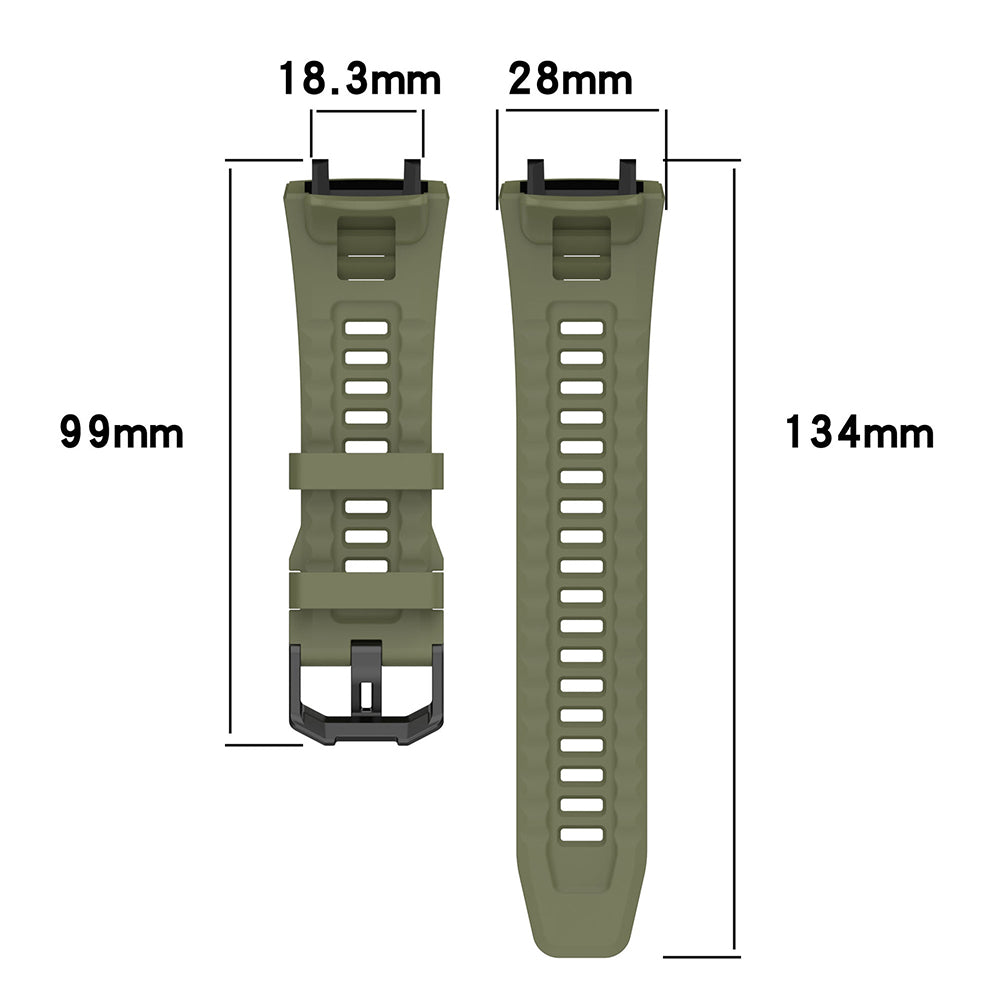 Kaiš Techsuit W067 za Amazfit T-Rex 3, Zelen