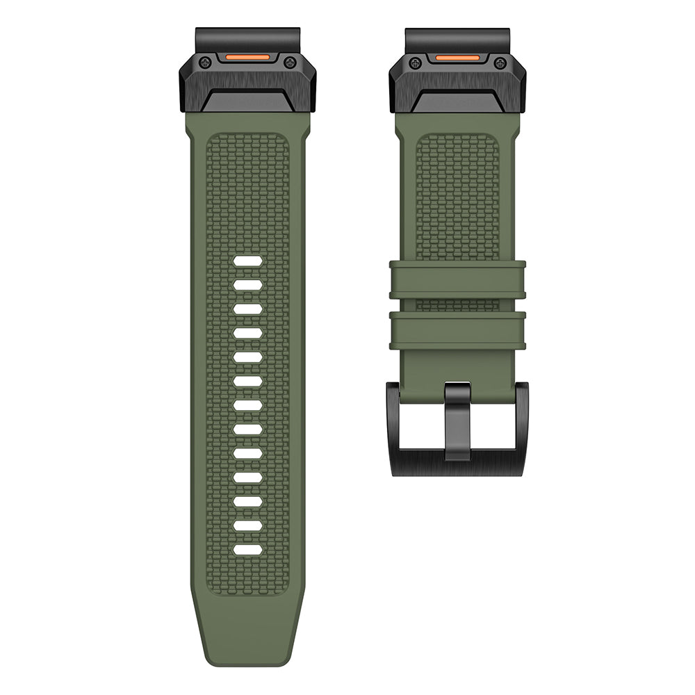 Kaiš Techsuit W068 za Garmin Watch Fenix / Forerunner / Approach Series, 22mm, Crno Zeleni