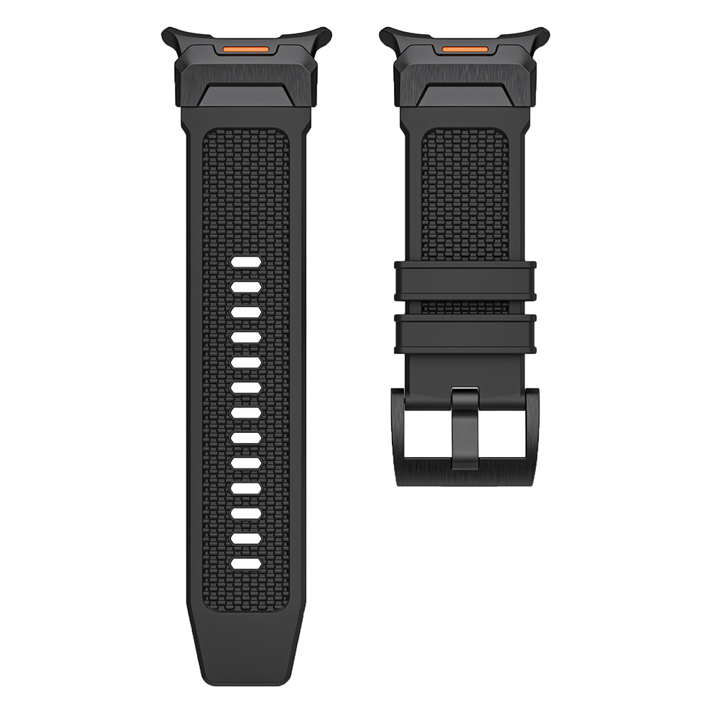 Kaiš Techsuit W068 za Samsung Galaxy Watch Ultra, Crno-Srebrni