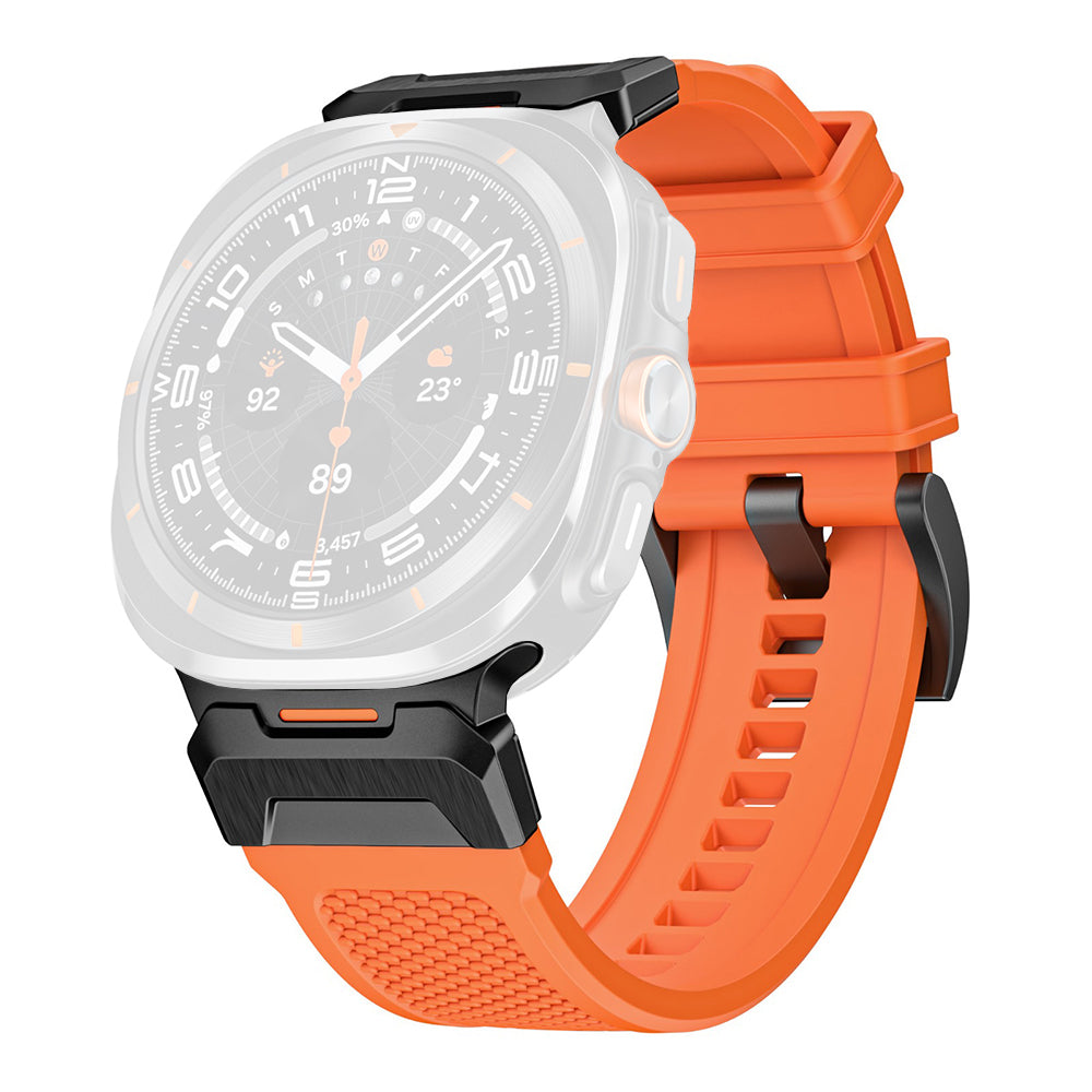 Kaiš Techsuit W068 za Samsung Galaxy Watch Ultra, Crno-Narandžasti